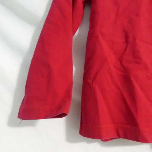 CHILDREN'S PLACE | 3T | Red Long Sleeve Crew Neck Graphic Sweetie T-Shirt / Tee - Picture 12 of 14